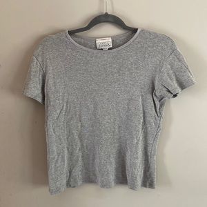 grey t-shirt